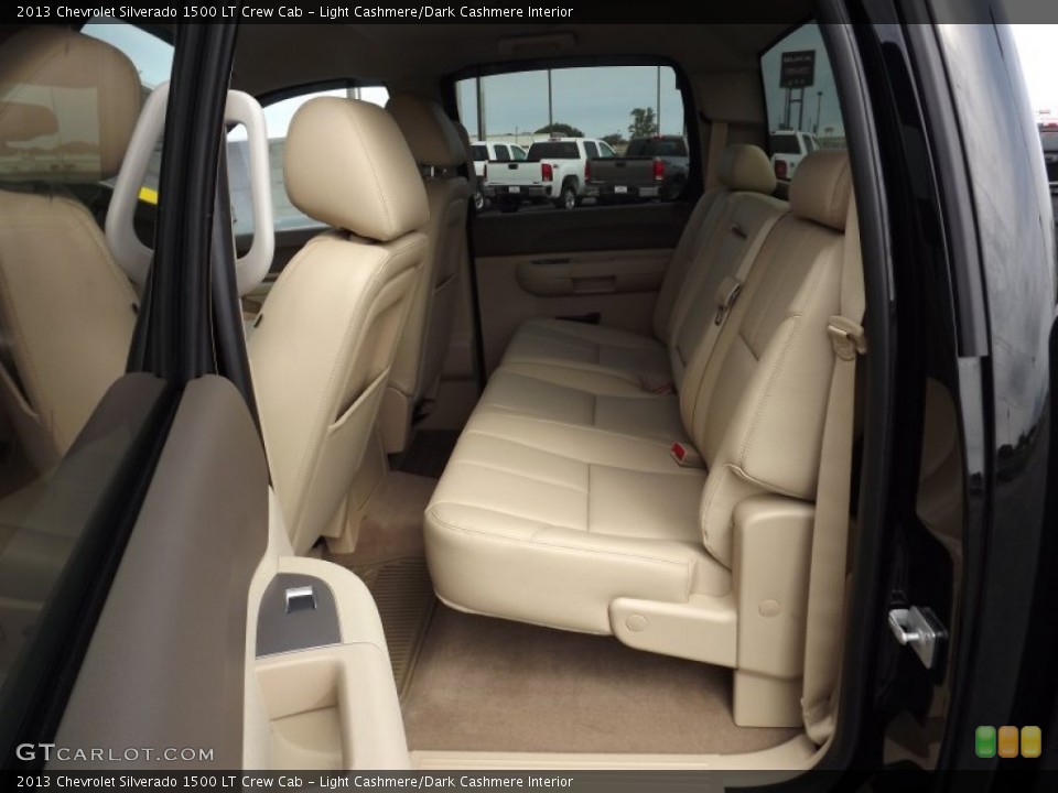 Light Cashmere/Dark Cashmere Interior Rear Seat for the 2013 Chevrolet Silverado 1500 LT Crew Cab #71243704