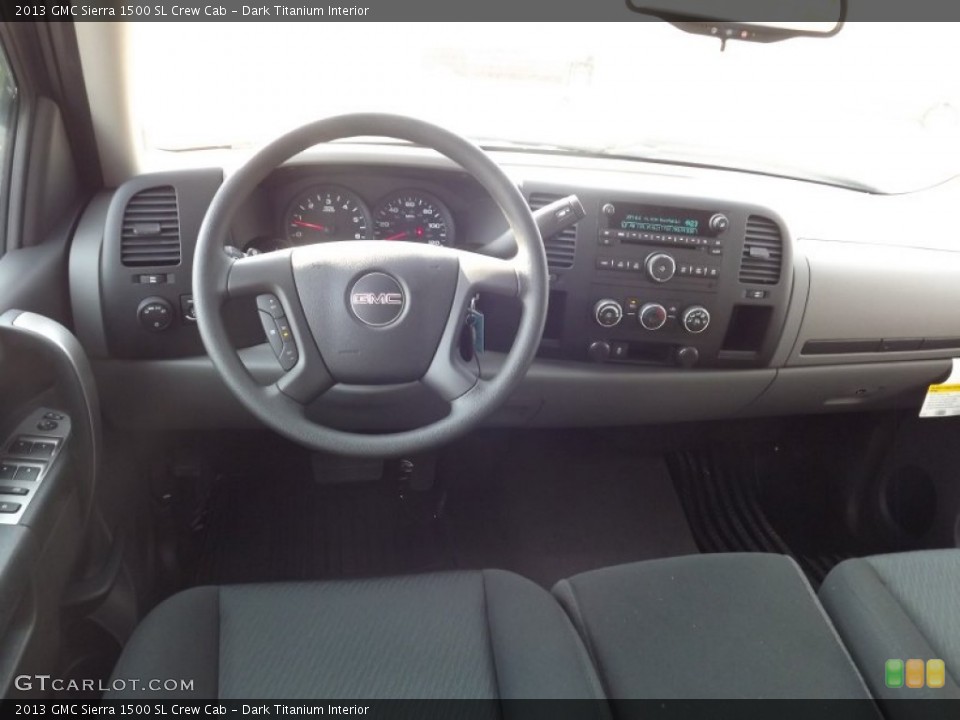 Dark Titanium Interior Dashboard for the 2013 GMC Sierra 1500 SL Crew Cab #71244160
