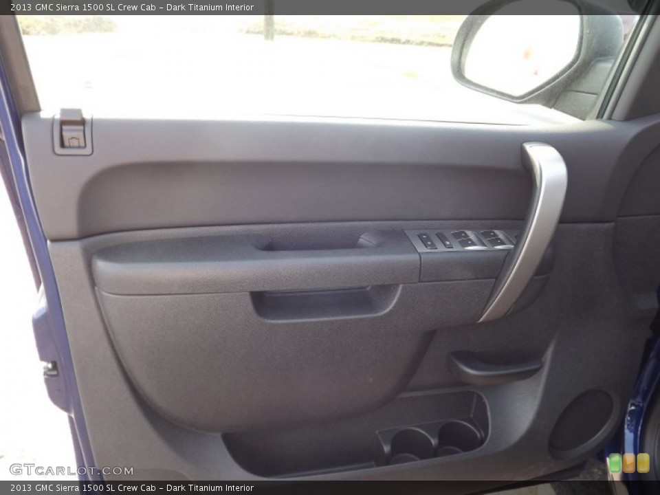 Dark Titanium Interior Door Panel for the 2013 GMC Sierra 1500 SL Crew Cab #71244177