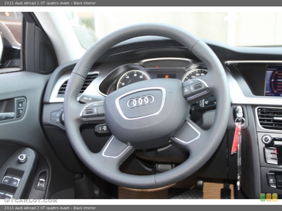 Black Interior Steering Wheel for the 2013 Audi Allroad 2.0T quattro Avant #71244679