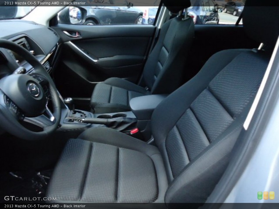 Black Interior Front Seat for the 2013 Mazda CX-5 Touring AWD #71246200