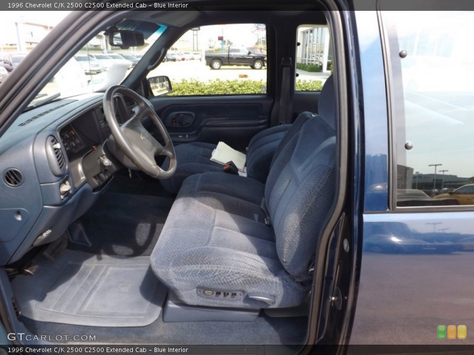 Blue Interior Front Seat for the 1996 Chevrolet C/K 2500 C2500 Extended Cab #71248277