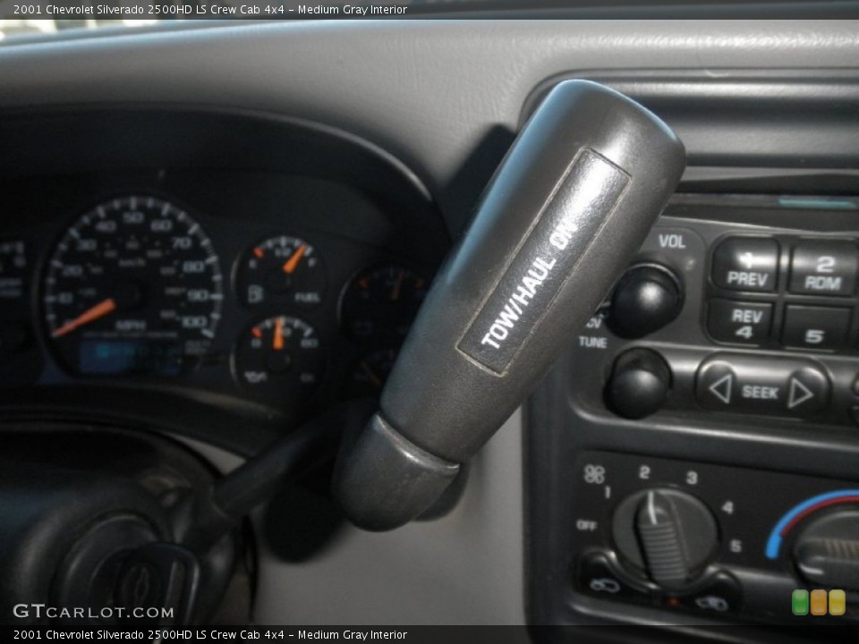 Medium Gray Interior Transmission for the 2001 Chevrolet Silverado 2500HD LS Crew Cab 4x4 #71248467