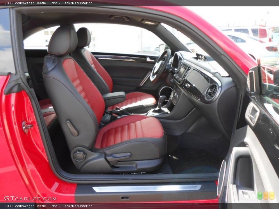 Black/Red Interior Photo for the 2013 Volkswagen Beetle Turbo #71251128