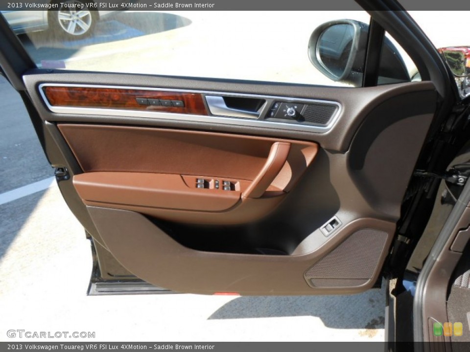 Saddle Brown Interior Door Panel for the 2013 Volkswagen Touareg VR6 FSI Lux 4XMotion #71252238
