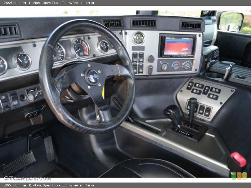Ebony/Pewter Interior Photo for the 2006 Hummer H1 Alpha Open Top #71253195