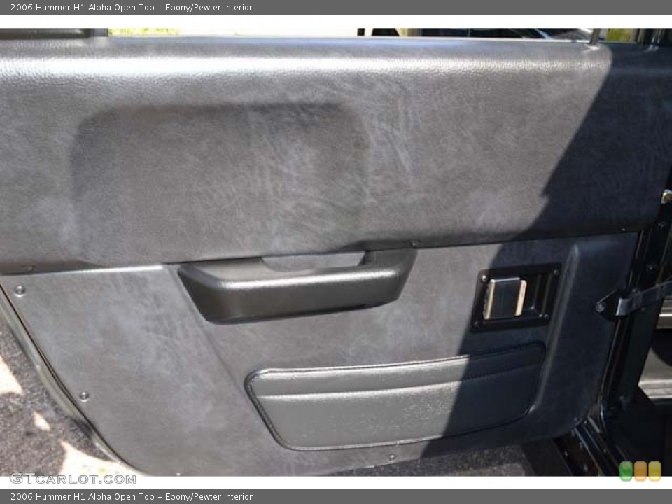 Ebony/Pewter Interior Door Panel for the 2006 Hummer H1 Alpha Open Top #71253213