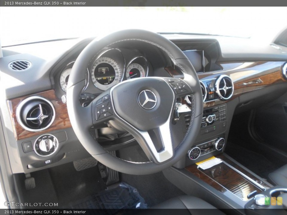 Black Interior Steering Wheel for the 2013 Mercedes-Benz GLK 350 #71254770