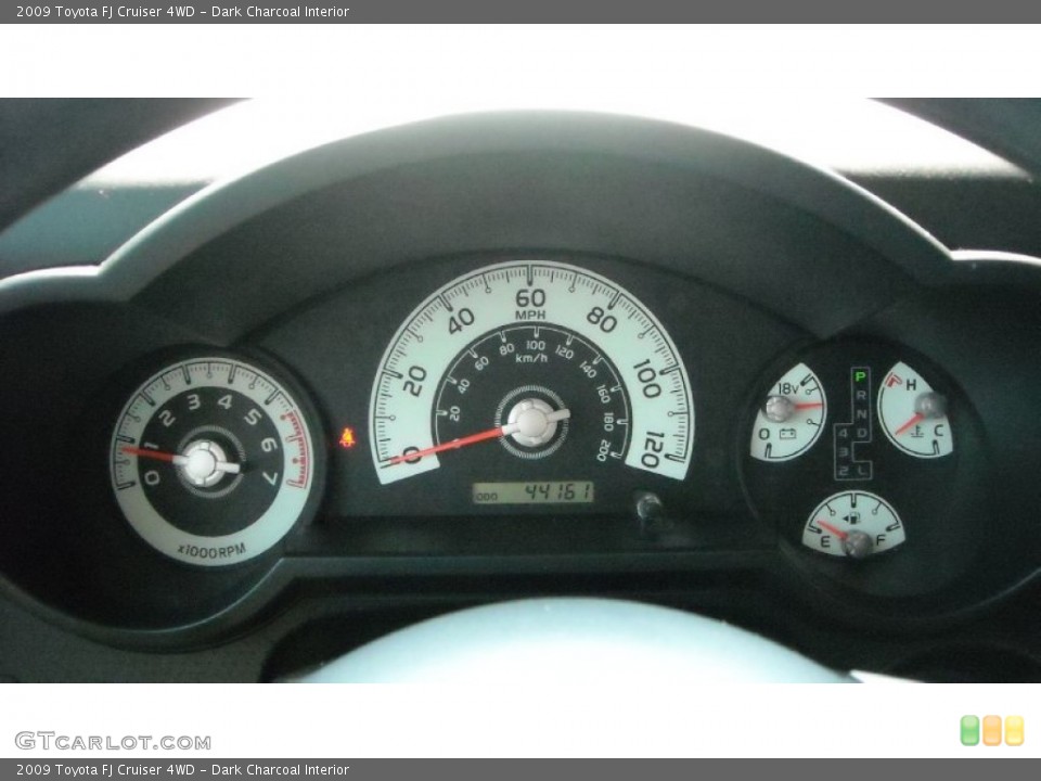 Dark Charcoal Interior Gauges for the 2009 Toyota FJ Cruiser 4WD #71257288