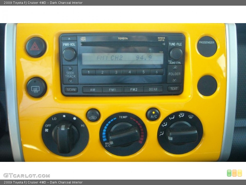 Dark Charcoal Interior Audio System for the 2009 Toyota FJ Cruiser 4WD #71257294