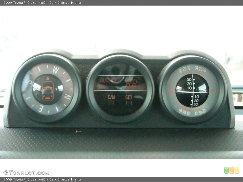 Dark Charcoal Interior Gauges for the 2009 Toyota FJ Cruiser 4WD #71257303