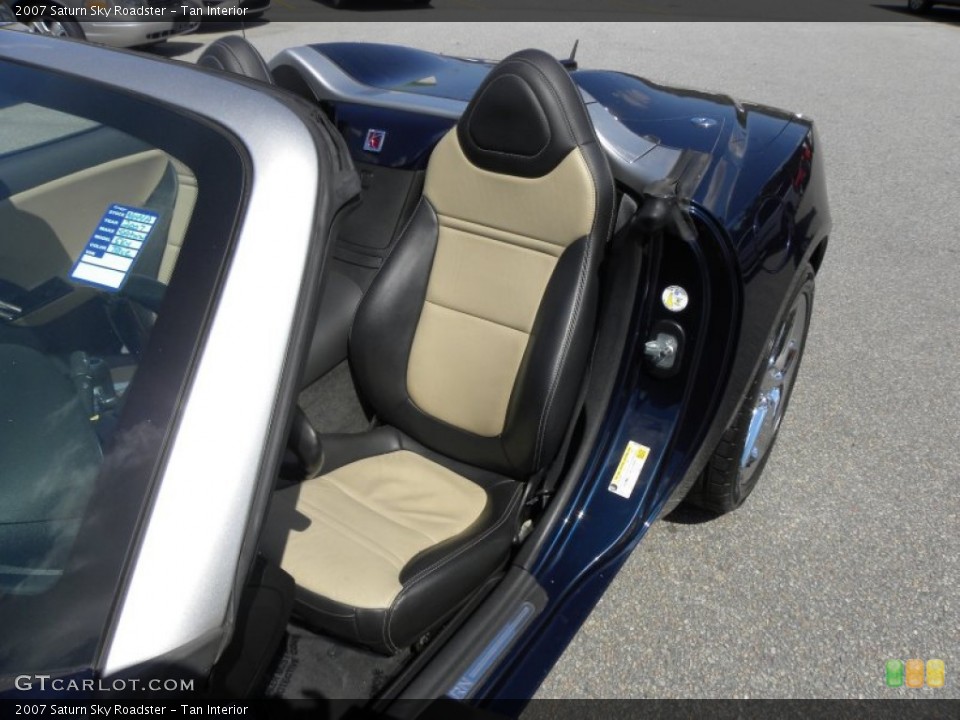 Tan Interior Front Seat for the 2007 Saturn Sky Roadster #71257375