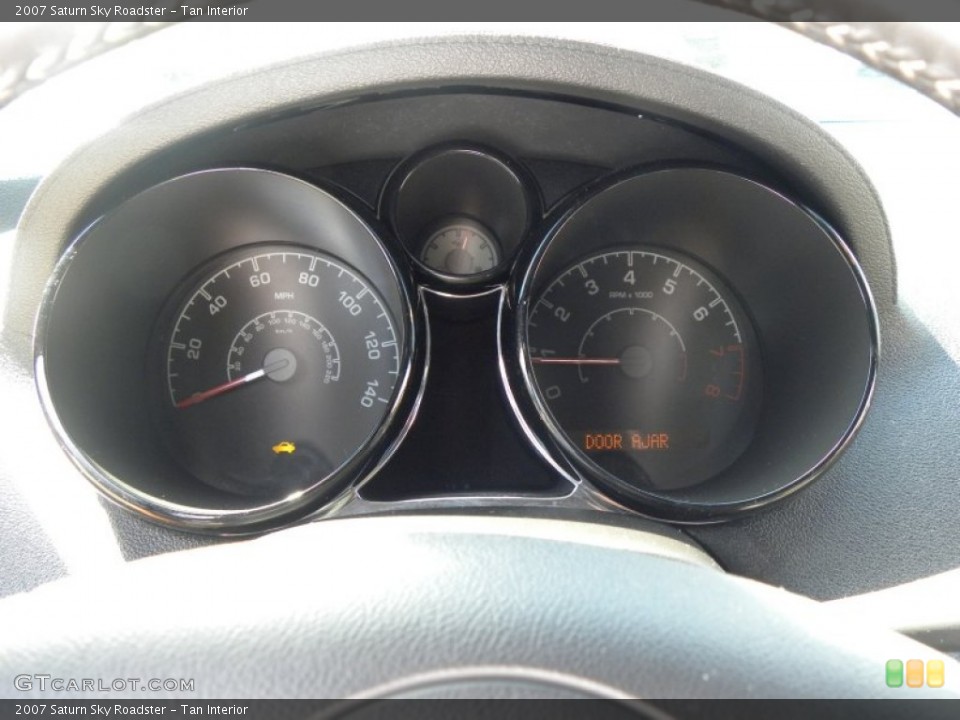 Tan Interior Gauges for the 2007 Saturn Sky Roadster #71257454