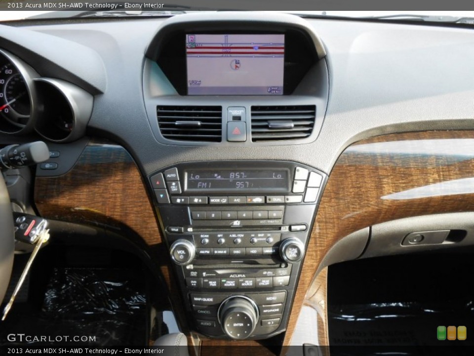 Ebony Interior Controls for the 2013 Acura MDX SH-AWD Technology #71258038