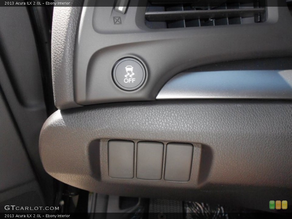 Ebony Interior Controls for the 2013 Acura ILX 2.0L #71258500