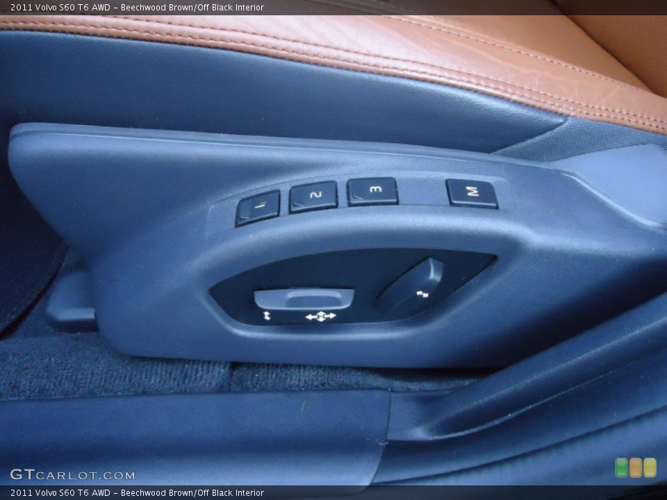 Beechwood Brown/Off Black Interior Front Seat for the 2011 Volvo S60 T6 AWD #71259307