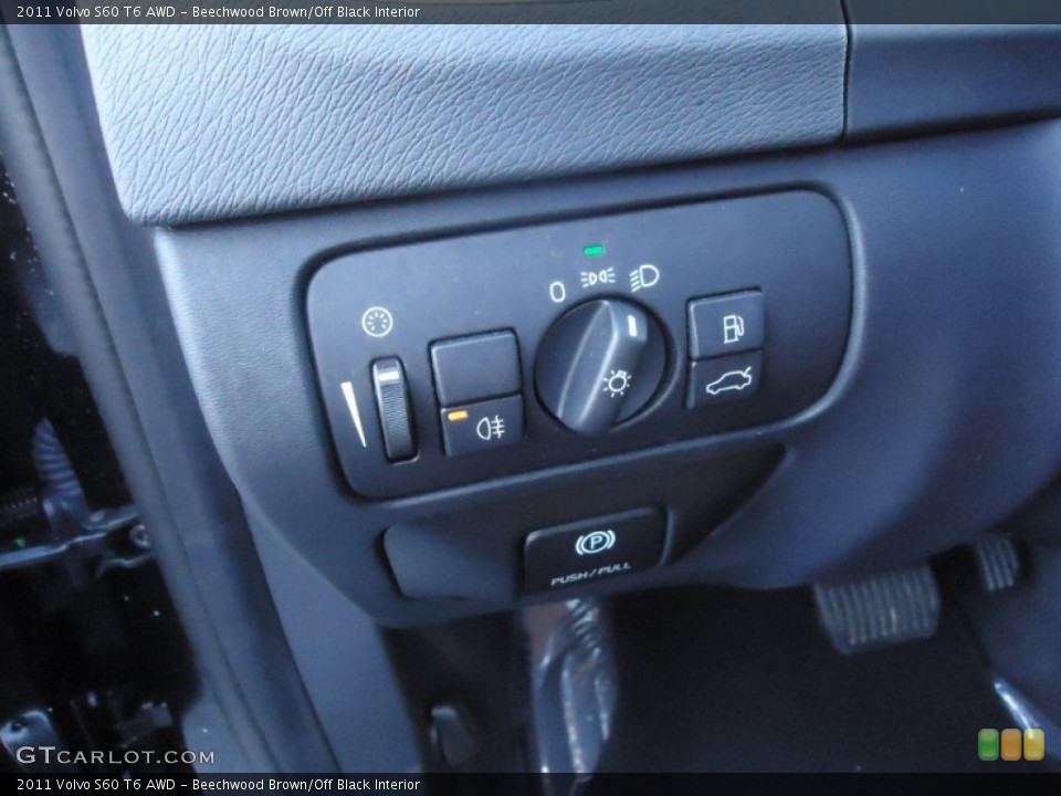 Beechwood Brown/Off Black Interior Controls for the 2011 Volvo S60 T6 AWD #71259553