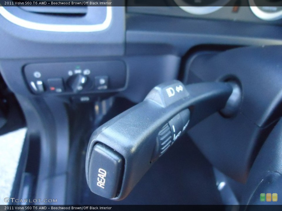 Beechwood Brown/Off Black Interior Controls for the 2011 Volvo S60 T6 AWD #71259562