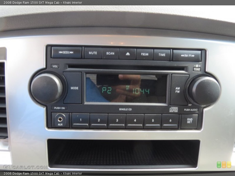 Khaki Interior Audio System for the 2008 Dodge Ram 1500 SXT Mega Cab #71260516