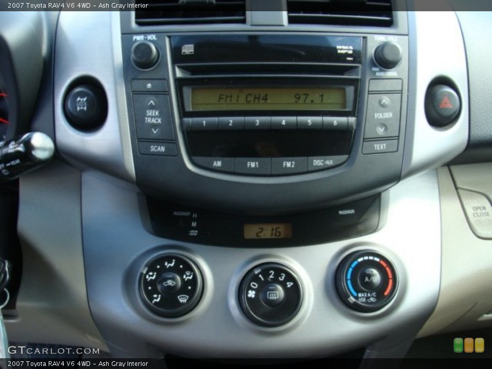 Ash Gray Interior Audio System for the 2007 Toyota RAV4 V6 4WD #71261119