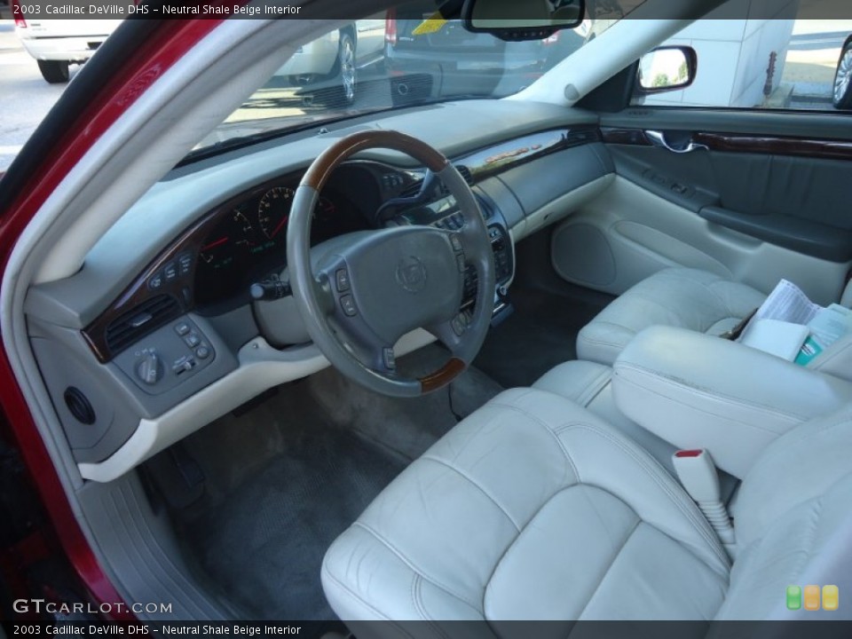 Neutral Shale Beige 2003 Cadillac DeVille Interiors