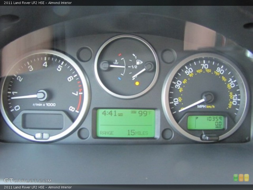 Almond Interior Gauges for the 2011 Land Rover LR2 HSE #71262255