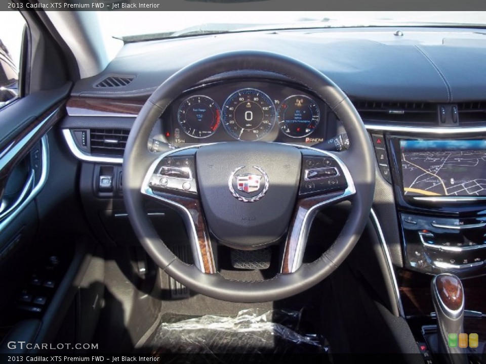 Jet Black Interior Steering Wheel for the 2013 Cadillac XTS Premium FWD #71262370