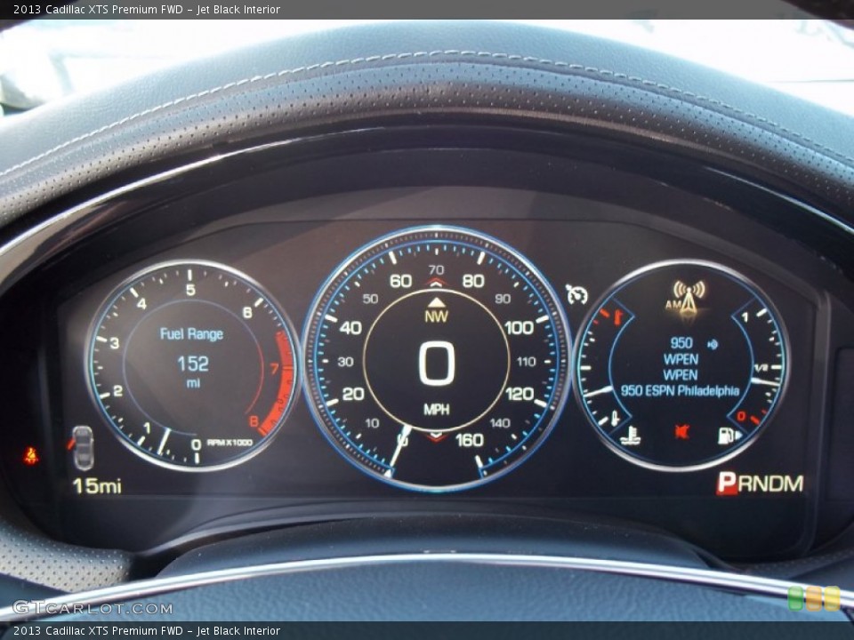 Jet Black Interior Gauges for the 2013 Cadillac XTS Premium FWD #71262409
