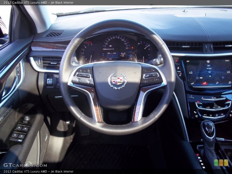 Jet Black Interior Steering Wheel for the 2013 Cadillac XTS Luxury AWD #71262532