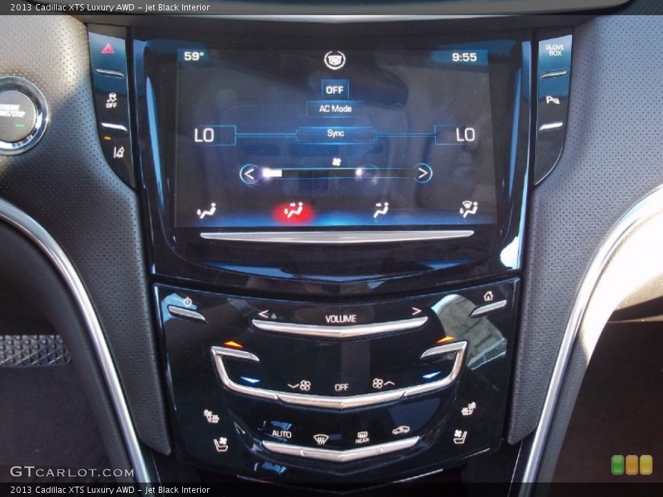 Jet Black Interior Controls for the 2013 Cadillac XTS Luxury AWD #71262550