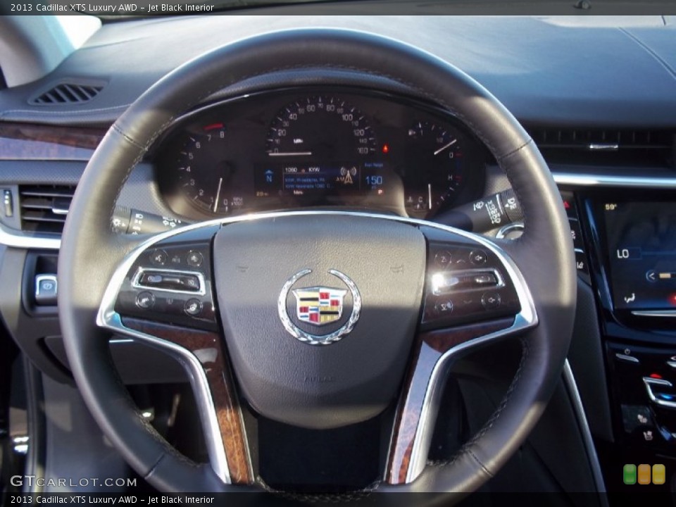 Jet Black Interior Steering Wheel for the 2013 Cadillac XTS Luxury AWD #71262562