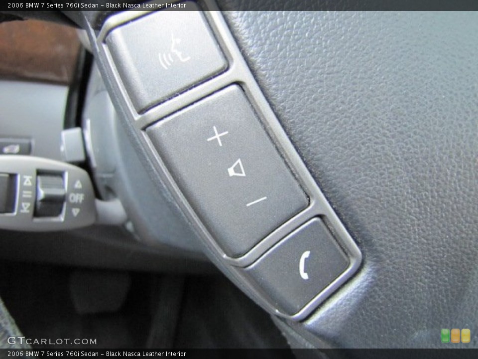 Black Nasca Leather Interior Controls for the 2006 BMW 7 Series 760i Sedan #71264086
