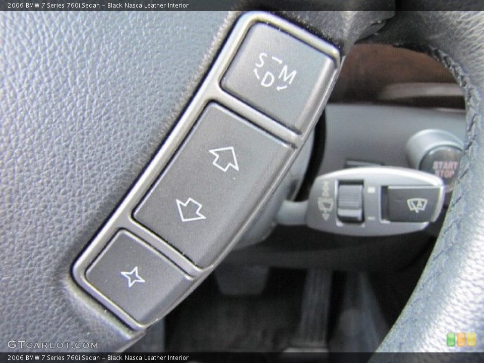 Black Nasca Leather Interior Controls for the 2006 BMW 7 Series 760i Sedan #71264095