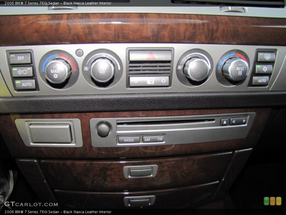 Black Nasca Leather Interior Controls for the 2006 BMW 7 Series 760i Sedan #71264146