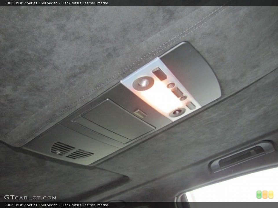 Black Nasca Leather Interior Controls for the 2006 BMW 7 Series 760i Sedan #71264284