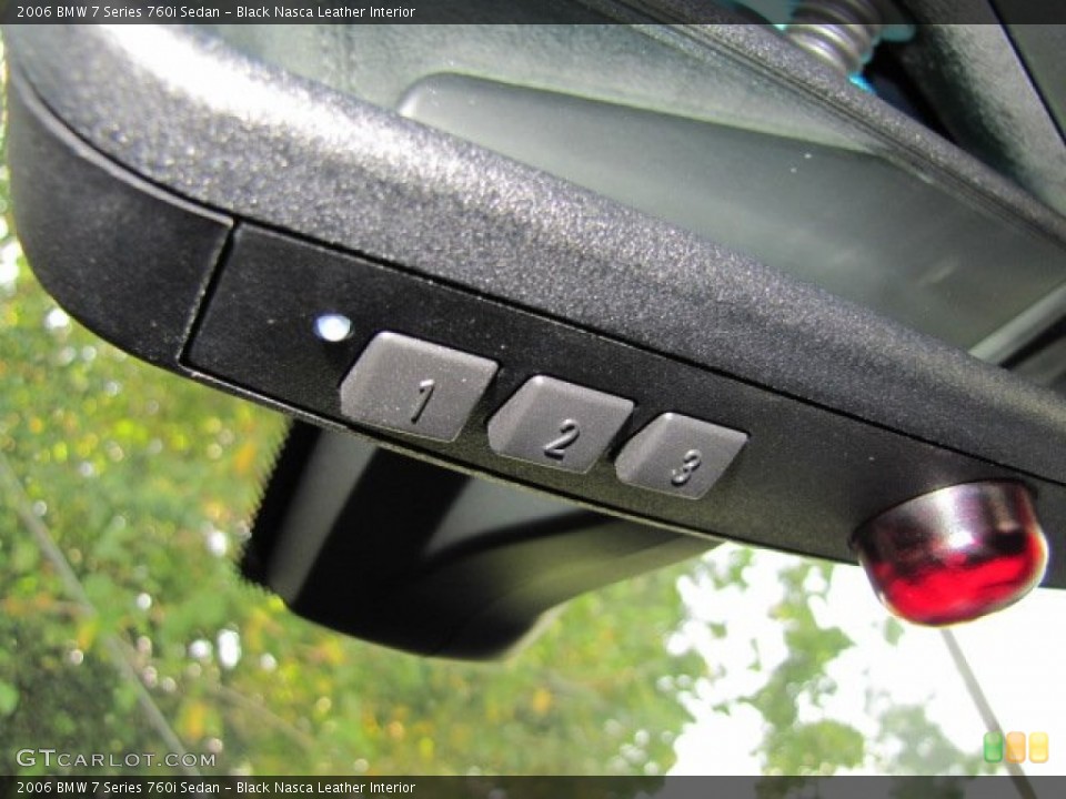 Black Nasca Leather Interior Controls for the 2006 BMW 7 Series 760i Sedan #71264338