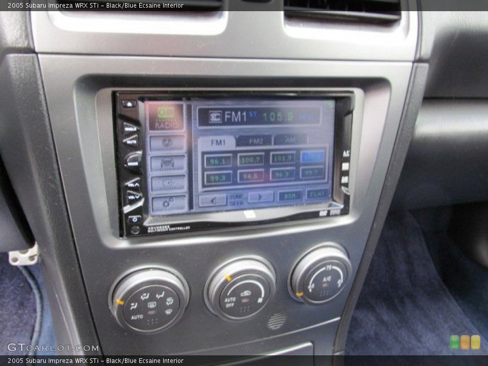 Black/Blue Ecsaine Interior Controls for the 2005 Subaru Impreza WRX STi #71264572