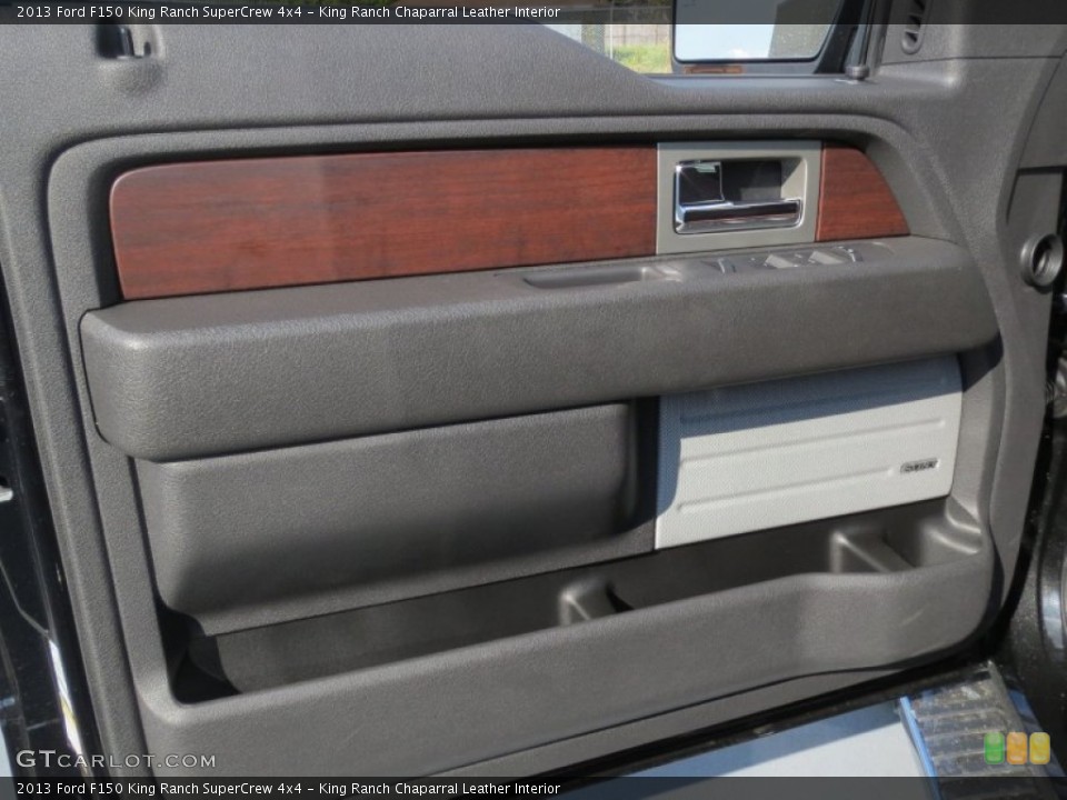 King Ranch Chaparral Leather Interior Door Panel for the 2013 Ford F150 King Ranch SuperCrew 4x4 #71264707