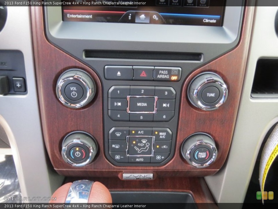 King Ranch Chaparral Leather Interior Controls for the 2013 Ford F150 King Ranch SuperCrew 4x4 #71264773