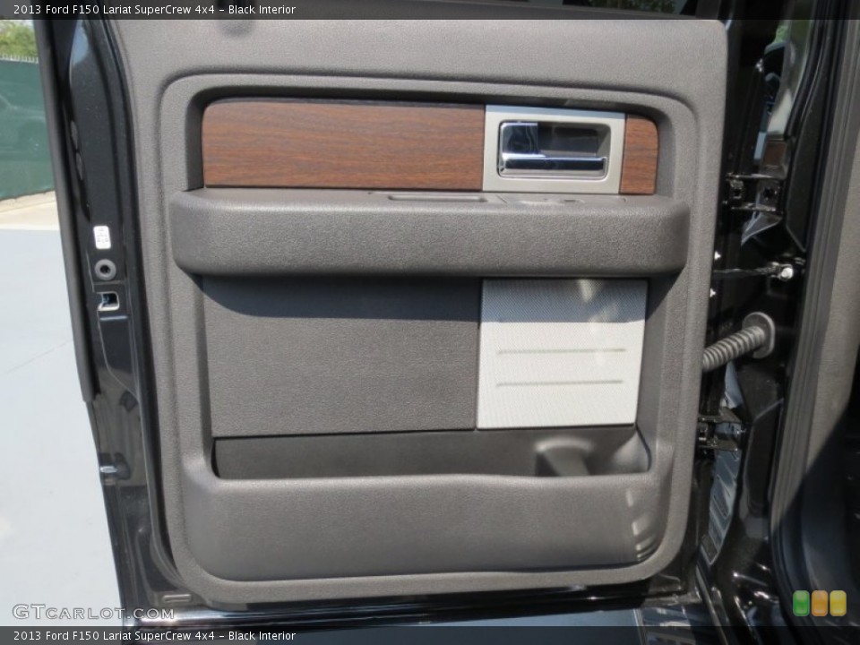 Black Interior Door Panel for the 2013 Ford F150 Lariat SuperCrew 4x4 #71265025