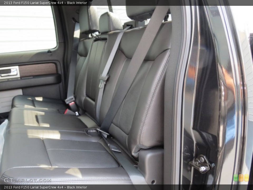 Black Interior Rear Seat for the 2013 Ford F150 Lariat SuperCrew 4x4 #71265034