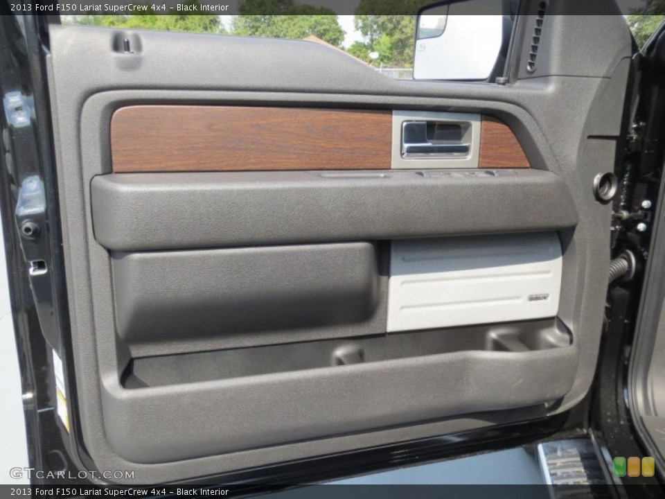 Black Interior Door Panel for the 2013 Ford F150 Lariat SuperCrew 4x4 #71265043