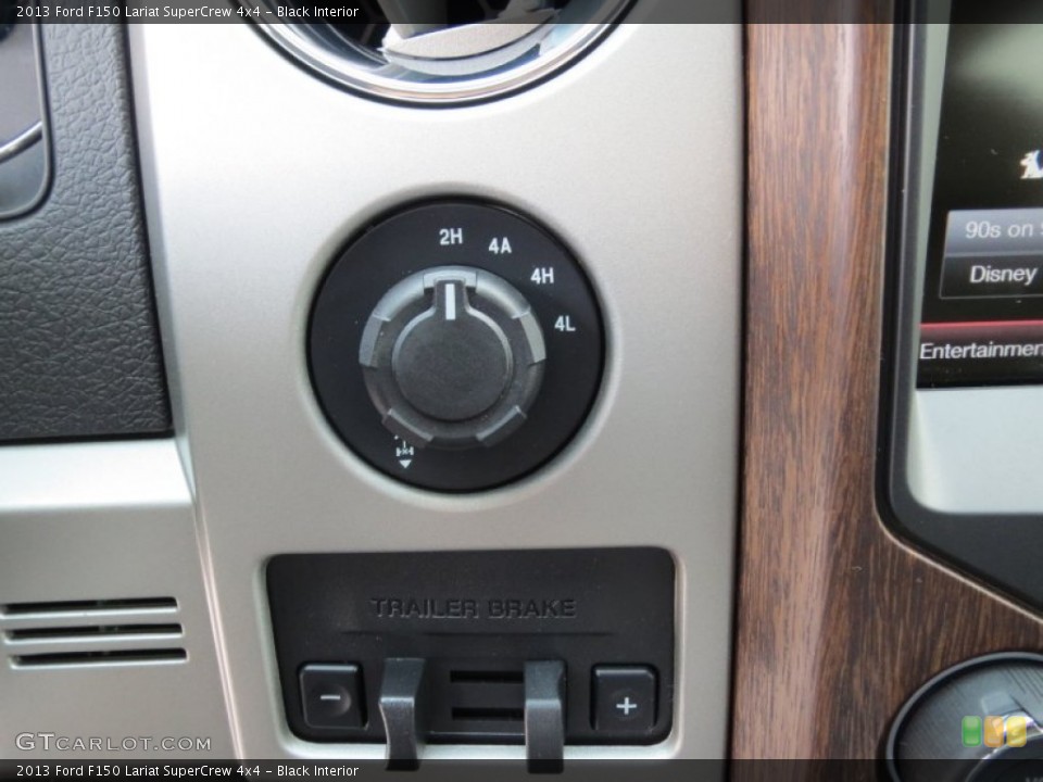 Black Interior Controls for the 2013 Ford F150 Lariat SuperCrew 4x4 #71265118