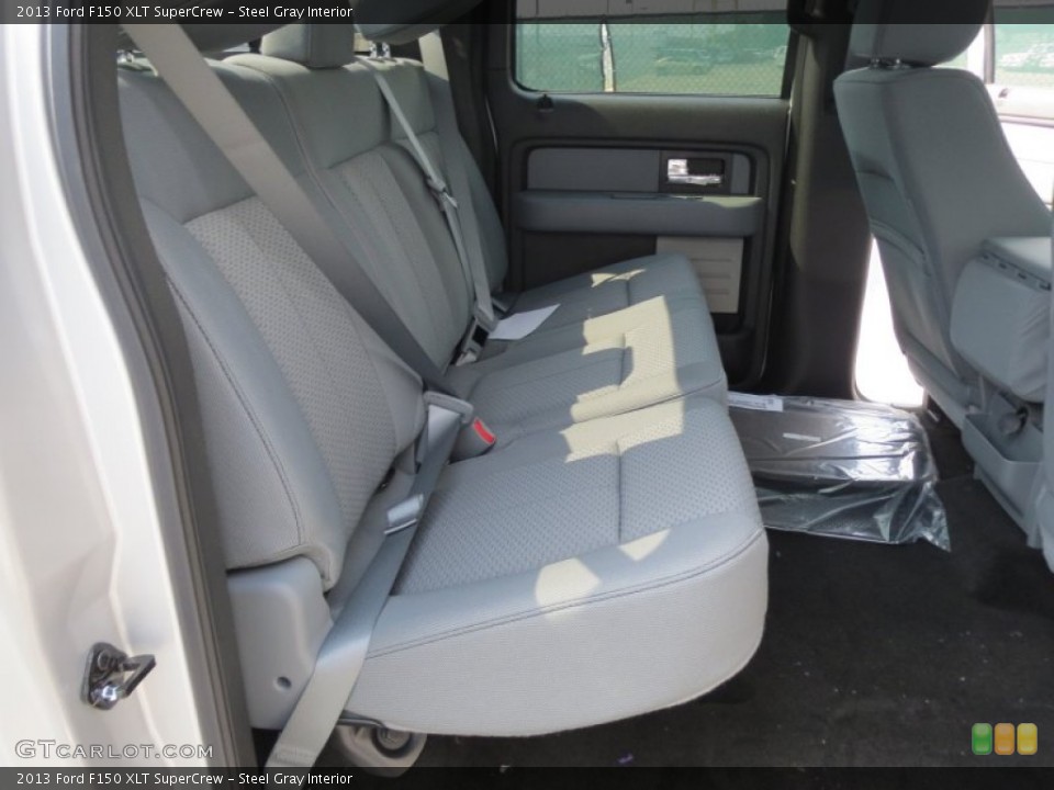 Steel Gray Interior Photo for the 2013 Ford F150 XLT SuperCrew #71265679
