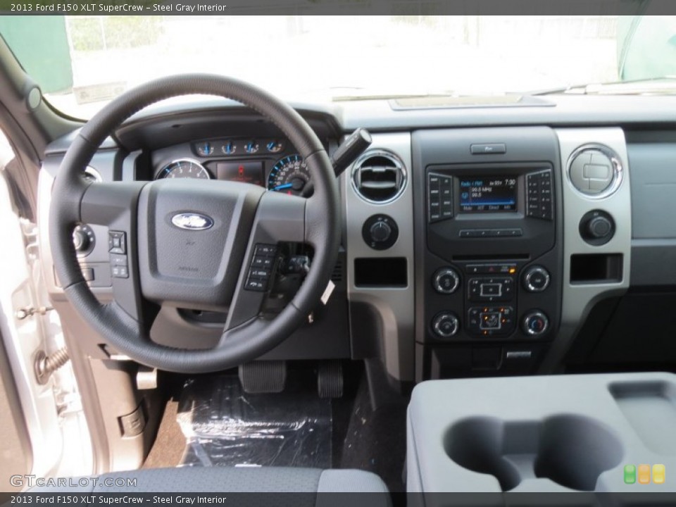 Steel Gray Interior Dashboard for the 2013 Ford F150 XLT SuperCrew #71265715