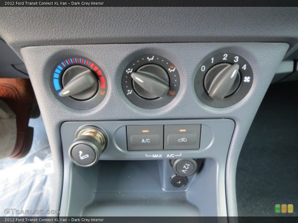 Dark Grey Interior Controls for the 2012 Ford Transit Connect XL Van #71267242