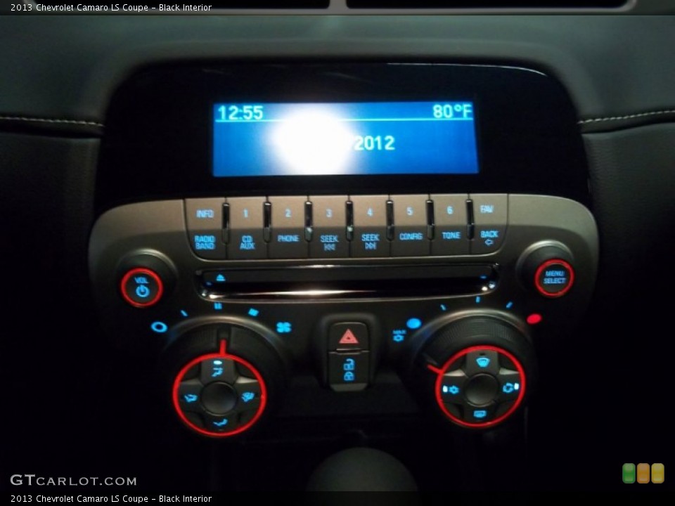 Black Interior Controls for the 2013 Chevrolet Camaro LS Coupe #71269309