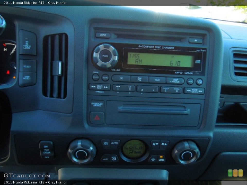 Gray Interior Controls for the 2011 Honda Ridgeline RTS #71271403