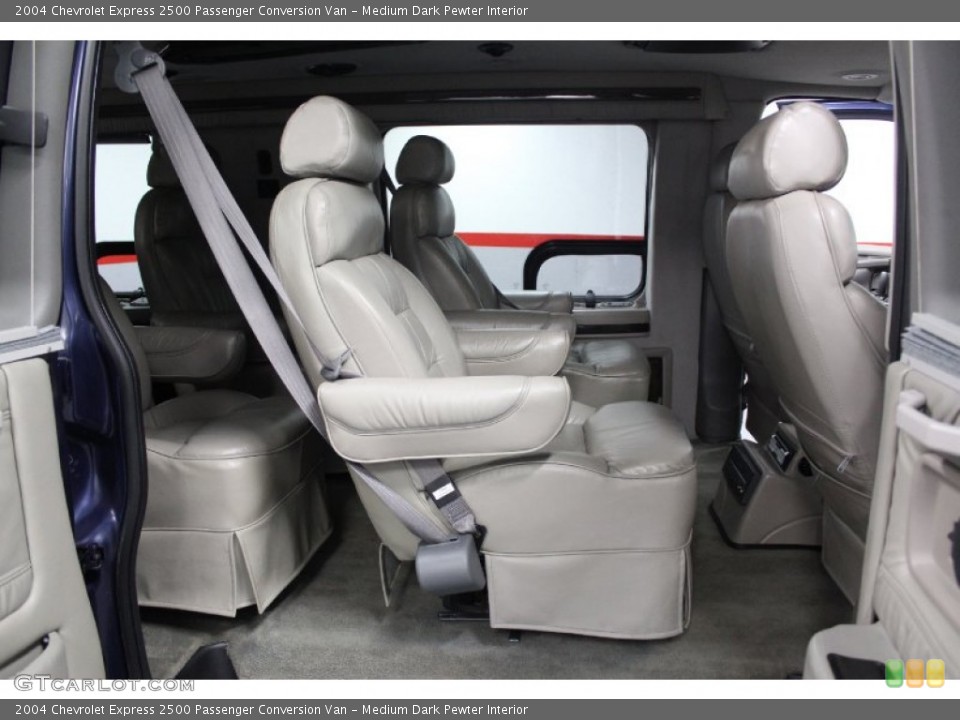 Medium Dark Pewter Interior Rear Seat for the 2004 Chevrolet Express 2500 Passenger Conversion Van #71272345
