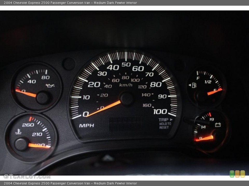 Medium Dark Pewter Interior Gauges for the 2004 Chevrolet Express 2500 Passenger Conversion Van #71272426